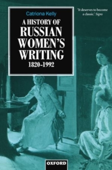 Image for A history of Russian women's writing, 1820-1992