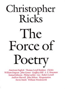Image for The Force of Poetry
