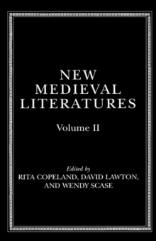 New Medieval Literatures
