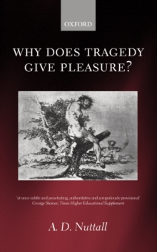 Image for Why does tragedy give pleasure?