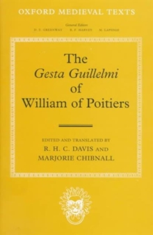 Image for The Gesta Guillelmi of William of Poitiers