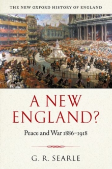 Image for A new England?  : peace and war 1886-1918