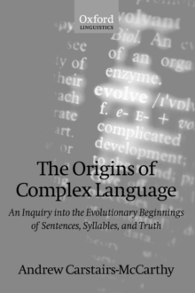 Origins of Complex Language
