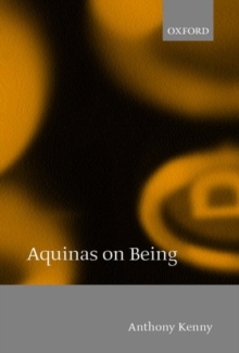 Image for Aquinas on being