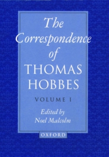 Image for The Correspondence of Thomas Hobbes: The Correspondence of Thomas Hobbes