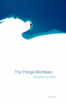 Things We Mean