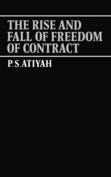 Rise and Fall of Freedom of Contract