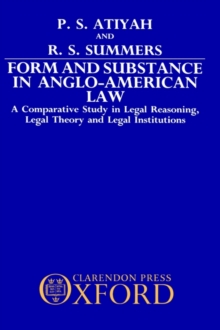 Form and Substance in Anglo-American Law