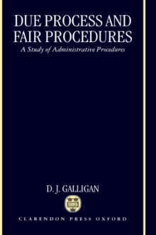 Due Process and Fair Procedures