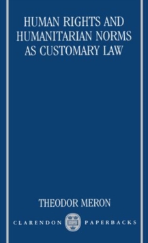 Human Rights and Humanitarian Norms as Customary Law