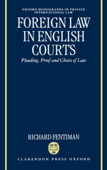 Foreign Law in English Courts