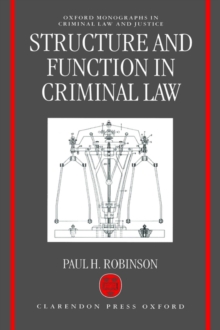Structure and Function in Criminal Law