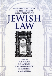 Introduction to the History and Sources of Jewish Law