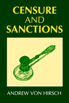 Image for Censure and Sanctions
