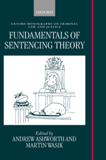 Fundamentals of Sentencing Theory