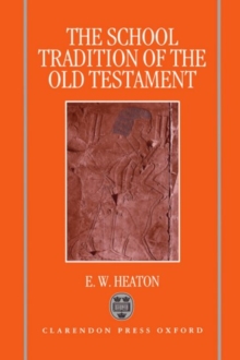 School Tradition of the Old Testament