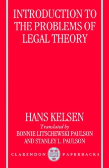 Introduction to the Problems of Legal Theory