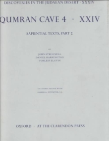 Image for Qumran cave 424 Part 2: Sapiential texts