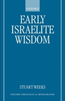 Image for Early Israelite Wisdom