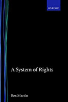 Image for A System of Rights