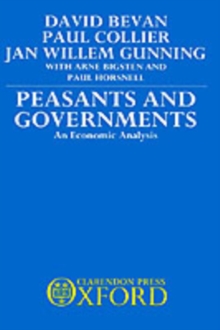 Image for Peasants and Governments : An Economic Analysis