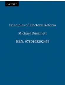 Image for Principles of Electoral Reform