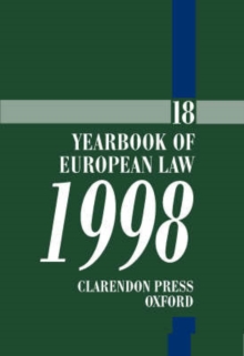 Image for Year Book of European Law