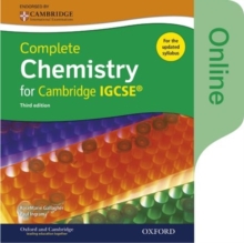 Image for Complete Chemistry for Cambridge IGCSE (R) Online Student Book