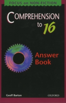 Image for Comprehension to 16: Answer Book