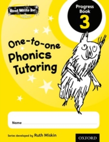 Image for Read Write Inc.: Phonics One-to-One Phonics Tutoring Progress Book 3 Pack of 5