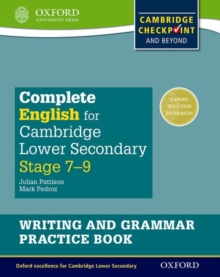 Image for Complete English for Cambridge Lower Secondary Writing and Grammar Practice Book (First Edition)