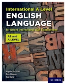 Image for International A level English language for Oxford International AQA examinations