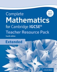 Complete Mathematics for Cambridge IGCSE (R) Teacher Resource Pack (Extended)
