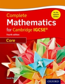 Image for Complete mathematics for Cambridge IGCSE: Student book (core)