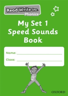 Image for Read Write Inc. Phonics: My Set 1 Speed Sounds Book (Pack of 5)
