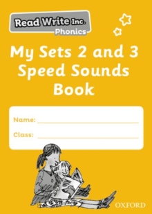 Image for Read Write Inc. Phonics: My Sets 2 and 3 Speed Sounds Book (Pack of 5)