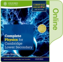Image for Complete Physics for Cambridge Lower Secondary : Online Student Book (First Edition)