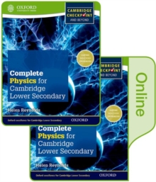 Image for Complete Physics for Cambridge Lower Secondary : Print and Online Student Book (First Edition)