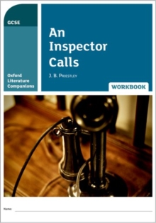 Image for Oxford Literature Companions: An Inspector Calls Workbook