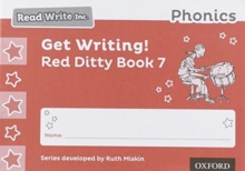 Image for Read Write Inc. Phonics: Get Writing! Red Ditty Book 7 Pack of 10
