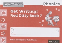 Read Write Inc. Phonics: Get Writing! Red Ditty Book 7 Pack of 10 - Miskin, Ruth