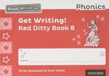 Read Write Inc. Phonics: Get Writing! Red Ditty Book 8 Pack of 10 - Miskin, Ruth