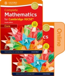 Image for Complete mathematics for Cambridge IGCSE print & online: Student book (core)
