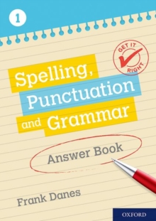 Image for Get It Right: KS3; 11-14: Spelling, Punctuation and Grammar Answer Book 1