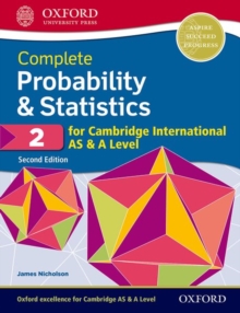 Image for Complete probability & statistics 2 for Cambridge International AS & A level