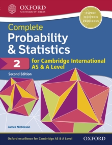 Image for Complete Probability & Statistics 2 for Cambridge International AS & A Level