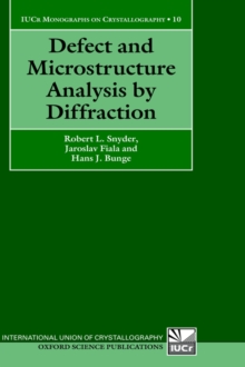 Image for Defect and Microstructure Analysis by Diffraction