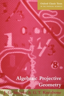 Image for Algebraic Projective Geometry
