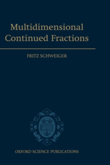 Image for Multidimensional Continued Fractions
