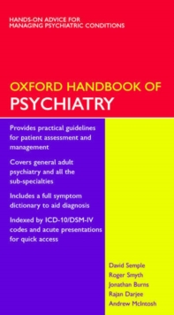 Image for Oxford Handbook of Psychiatry